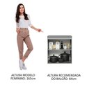 Ver imagem 5 de Balcão 60 Cm 1 Porta Suspenso Cinza Nice Madesa Cinza