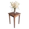 Mesa de Apoio Lateral em Madeira Maciça 40cm - Castanho - 1