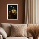 Ver imagem 2 de Quadro Cigano Wladimir no Cavalo 45x34cm:moldura Preta