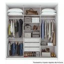 Ver imagem 6 de Guarda-Roupa Casal 3 Portas de Correr com Espelho Aquárius - Lopas - Branco