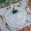 Ver imagem 2 de Lugar Americano Tulipa Retangular