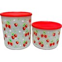Ver imagem 1 de Tupperware Kit 2 Peças Refri Line Morangos 3,3l e 2,1l