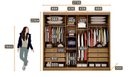 Ver imagem 5 de Guarda Roupa Casal 3 Portas 6 Gavetas - Sollo-Cumaru - Móveis Novo Horizonte
