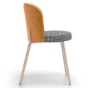 Ver mais imagens de Kit 3 Cadeiras Sala de Jantar Estofada Gavi Arena L02 Couríssimo Whisky Pied Poule - Lyam Decor