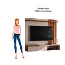 Ver imagem 7 de Estante Home Suspenso Vegas 1.6 Grigio Fosco/cinamomo Mel