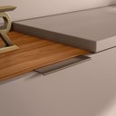 Ver imagem 2 de Estante Home Suspenso Vegas 1.6 Grigio Fosco/cinamomo Mel