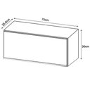 Ver imagem 4 de Armário Aéreo 70cm Porta Basculante Lina K02 Gris - Mpozenato