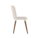 Ver imagem 3 de Conjunto de Jantar Mesa com Vidro Lintz 6 Cadeiras Dakota - Linho Off White - Linked 02