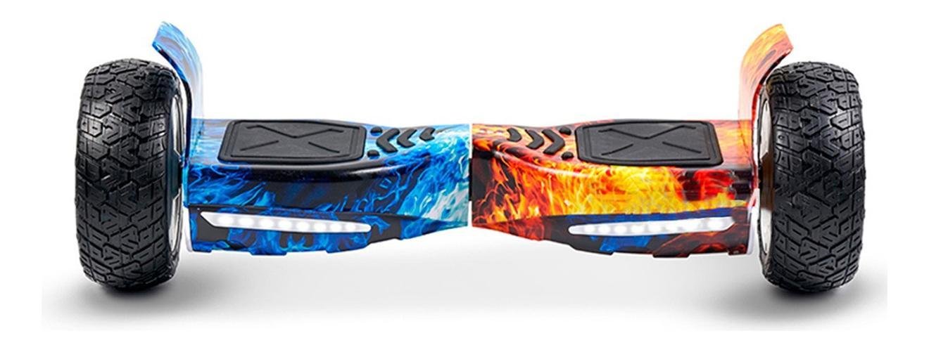 Hoverboard Skate Elétrico 8.5 Offroad Led Bluetooth Fogo e - 3