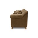Ver imagem 6 de Sofá Decorativo 200cm 3 Lugares com 4 Almofadas Armstrong Suede Caramelo - Gran Belo