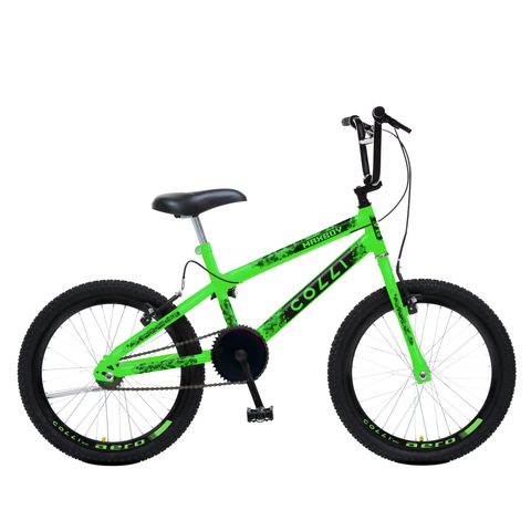 Bicicleta Max Boy Cross, Aro 20 s/m 36 Raias, Freios V-Brake Nylon, Descanso Lateral, Aro 20, Roda L