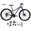 Ver imagem 1 de Bicicleta Aro 29 Feminina Gta Start Kit 2x9 Gta Sunrun Disco K7 11/36 Pedivela 24/38d Garfo Trava -