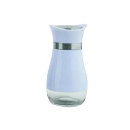 Pote Porta Condimentos Armazenar Sal Pimenta Tempero Cozinha Saleiro Pimenteiro Vidro Aço Inox - Bra - 4