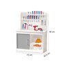 Bancada de Ferramentas Infantil Príncipe em MDF Exclusiva Branco/Cinza - 3