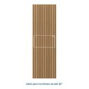 Ver imagem 6 de Painel Ripado para TV 32 Polegadas Planejado 80x250cm Aruá CabeCasa MadeiraOriginals Marrom/Jatobá