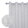 Cortina Jacquard Sala e Quarto 200x180 Admirare - Silver - 1