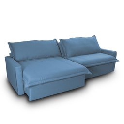 Sofá Cama Baú Ravello sem Caixa 2,26m Linho 3 Lugares - 6
