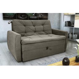 Sofá Cama Meg 2 Lugares Veludo Matrix - 2