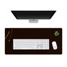 Mouse Pad 70x30cm Grande Tapete Mesa Gamer Couro Eco Café - 1