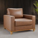 Ver imagem 1 de Poltrona Decorativa Lizzie Corano Durango - Casa Giulia