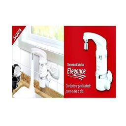 Fame Elegance Torneira Elétrica de Parede Fame Elegance 4t 4800w Acabamento Brilhante Cor Branco 127 - 3