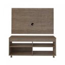 Ver imagem 6 de Conjunto para Sala de Estar com Rack com Painel e Mesa de Centro Canela Espresso Móveis