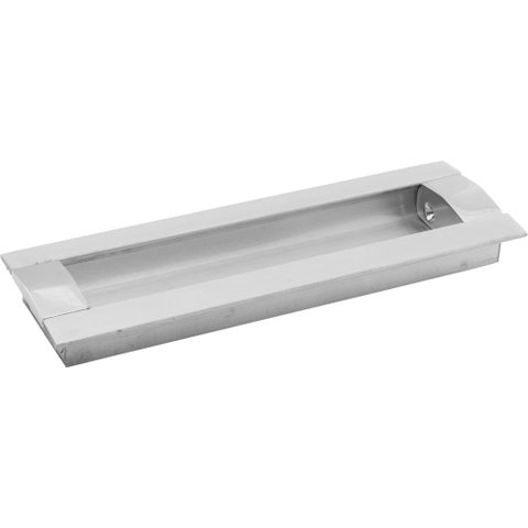 Puxador de Embutir 253 Cromado com Escovado 192mm Pauma
