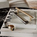 Ver imagem 3 de Puxador Laces Il 1790 - Dourado Fosco - 32x27mm