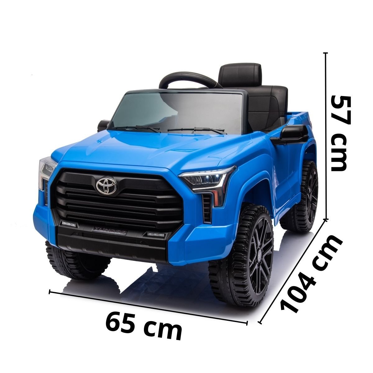 Mini Caminhonete Carro Elétrico Infantil Toyota Tundra Bateria 12V Azul Importway Bw-280az BW-280AZ  - 2