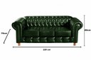 Ver imagem 6 de Conjunto Luís XV Chesterfield Sofá 2 e 3 Lugares Decoração Sala Recepção - Couríssimo Verde