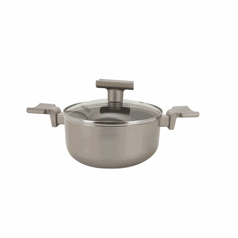 Caçarola Sartin Cook Champanhe Alum 20 Cm Mimo Ps20cc