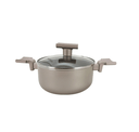 Ver imagem 1 de Caçarola Sartin Cook Champanhe Alum 20 Cm Mimo Ps20cc