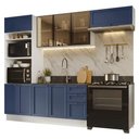 Ver imagem 5 de Cozinha Completa Vik 9 Portas 3 Gavetas MDP 270cm Madesa