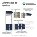Ver mais imagens de Cozinha Completa Vik 9 Portas 3 Gavetas MDP 270cm Madesa