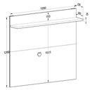 Ver imagem 4 de Rack com Painel e Estante em Mdp Grafite com Siena