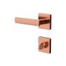Fechadura banheiro rosê roseta quadrada 3F- 741B117RO. - 2