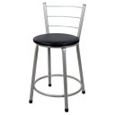 Ver imagem 1 de Banqueta Baixa para Cozinha Epoxi Cinza:preto