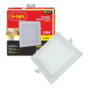 Painel Slim Quadrado Led G-light Branco