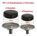 Ver imagem 2 de Kit C/ 6 Espalhadores + 6 Queimadores Fogão Esmaltec
