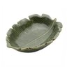 Folha Decorativa Cerâmica Banana Leaf Verde Lyor 16x12x4cm - 1