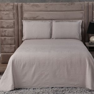 Jogo de Cama Casal Queen com Colcha e Porta Travesseiro