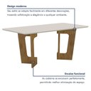 Ver imagem 4 de Mesa de Jantar 180cmx90cm Tampo de 25mm Liz Valdemoveis