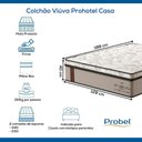 Ver imagem 6 de Colchão Viúva Mola Probel Prohotel Casa (128x188x40cm)