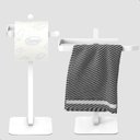 Ver imagem 2 de Porta Toalha de Rosto e Papel Higiênico Single Branco Oslo F