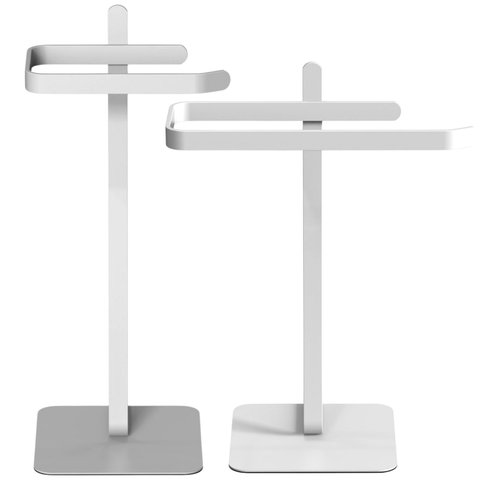 Porta Toalha de Rosto e Papel Higiênico Single Branco Oslo F