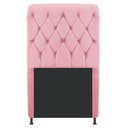 Ver imagem 1 de Cabeceira Estofada Cristal 100cm Solteiro Rosa Bebê