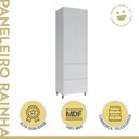 Ver imagem 3 de Paneleiro 2 Portas 2 Gavetas 70cm 100% Mdf Rainha Branco