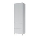 Ver imagem 2 de Paneleiro 2 Portas 2 Gavetas 70cm 100% Mdf Rainha Branco