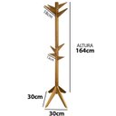 Ver imagem 2 de Cabideiro Reticulado Resion Imbuia