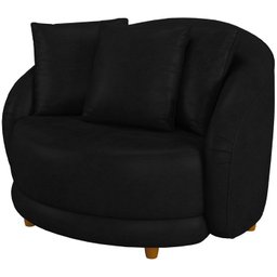 Poltrona Decorativa Pes Madeira Maly Corano TCS 724 Moll - 1